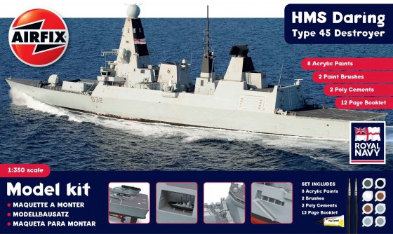 Airfix HMS Daring Type 45 Distrugator 1:350 [1]