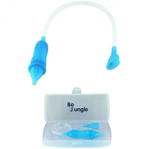 Accesorii igiena - Aspirator nazal manual Bo Jungle pentru bebelusi cu trusa pastrare