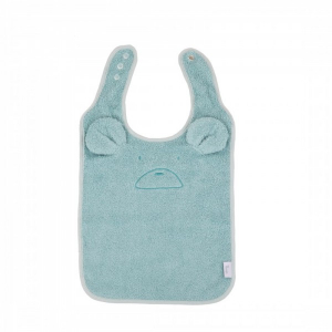 Accesorii bebe - Bavetica Bo Jungle bebelusi Bleu Urs