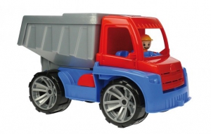 Masini, trenuri, avioane - Camion basculanta 30cm Truxx din plastic cu figurina 