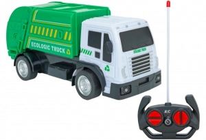 Masinute Radiocomanda - Camion gunoi cu telecomanda Globo Spidko 39401 scara 1:24 cu sunete si lumini