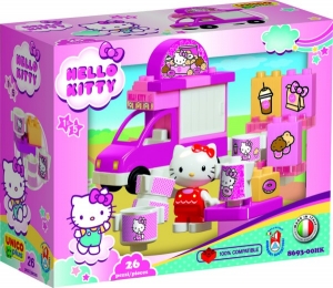 Unico Plus - Camion inghetata Hello Kitty Unico 26 piese
