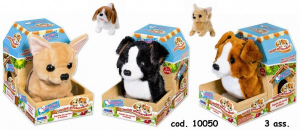 Papusi si accesorii - Catelus din plus care latra si se misca RS Toys