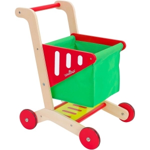 Jucarii educationale - Cos de cumparaturi pentru copii Globo Legnoland 38193 din lemn
