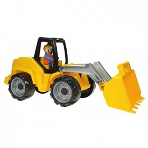 Masini, trenuri, avioane - Excavator din plastic cu figurina 37 cm