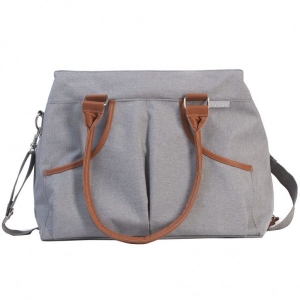 Accesorii bebe - Geanta Casual multifunctionala Bo Jungle pentru bebelusi Gri
