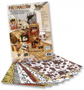 Jucarii - Hartie animal skin 9 foi asortate