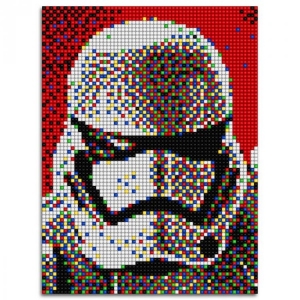 Accesorii bebe - Joc creativ Pixel Art Star Wars Stormtrooper Quercetti 5400 piese