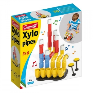 Accesorii bebe - Joc creativ Quercetii Xylopipes 40 piese