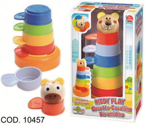 Jucarii - Joc stivuibil pentru copii Piramida RS Toys multicolor