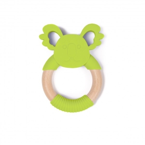 Accesorii bebe - Jucarie dentitie Bo Jungle pentru bebelusi Ursulet Koala Verde