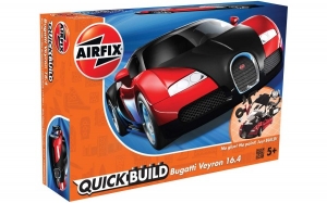 Kituri constructie si pictura - KIT CONSTRUCTIE AIRFIX BUGATTI VEYRON BLACK & RED