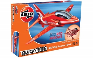 Jucarii - Kit constructie Airfix QUICK BUILD RAF Red Arrows Hawk