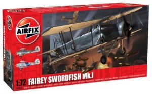 Machete - Kit constructie si pictura avion Fairey Swordfish Mk1