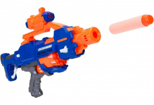Jucarii - Mitraliera semiautomata Globo cu 20 gloante moi