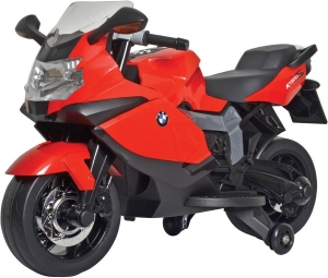 Jucarii si jocuri exterior - Motocicleta electrica BMW K130S cu sunete si lumini pentru copii rosie