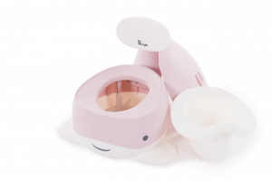 Accesorii bebe - Olita pentru copii Bo Jungle in forma de Balena Roz Pastel