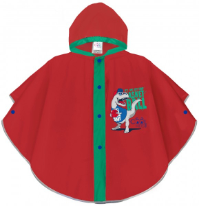 Accesorii bebe - Pelerina de ploaie Dinozaur pentru copii cu detalii reflectorizante Perletti