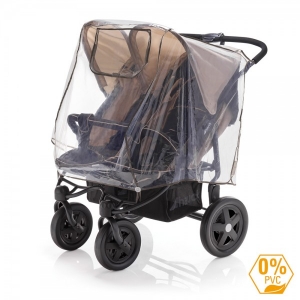 Accesorii bebe - Pelerina de ploaie pentru carucior gemeni Diago
