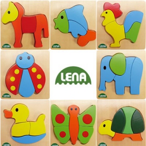 Jucarii educationale - Puzzle lemn Animale