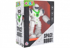 Masini, trenuri, avioane - Robot cu baterii Globo sunete si lumini care merge si trage cu ventuze
