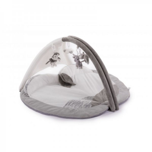 Accesorii bebe - Saltea de joaca cu arcade pentru bebelusi Bo Jungle Play Gym Apple