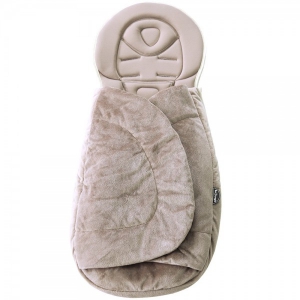Accesorii bebe - Saltea si protectie suplimentara pentru carucior copii cu 2 fete BO Jungle pentru frig Bej