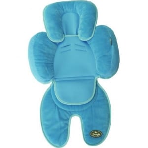 Accesorii bebe - Saltea suplimentara bebelusi BO Jungle 3 in 1 pentru carucior, scaun auto, scoica, Albastra