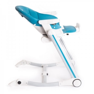 Accesorii bebe - Scaun inaltator de masa Bo Jungle pentru copii reglabil Albastru