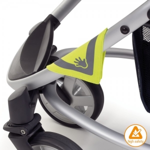 Accesorii bebe - Set 2 piese reflectorizante pentru carucior Diago