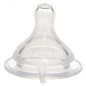 Accesorii bebe - Set 2 tetine groase din silicon pentru biberon Bo Jungle 