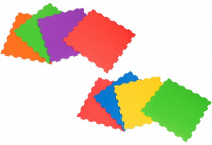 Accesorii bebe - Set 4 piese gigant puzzle din spuma Eva Globo