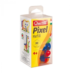 Accesorii bebe - Set 60 butoni de rezerva pentru tablita mozaic Quercetti Pixel Junior  