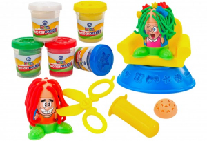 Arte si indemanare - Set 9 borcanele plastilina coafor Globo 