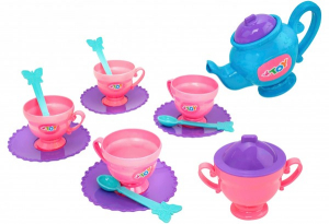 Jucarii de rol - Set ceai Globo pentru copii din plastic 14 piese