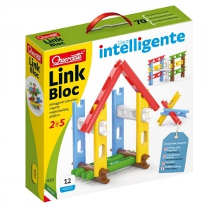Accesorii bebe - Set constructie Link Bloc 12 piese 4022 Quercetti pentru copii