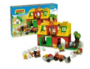 Cuburi constructie - Set constructie Unico Plus Set ferma