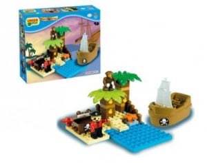Cuburi constructie - Set constructie Unico Plus Set Pirati 