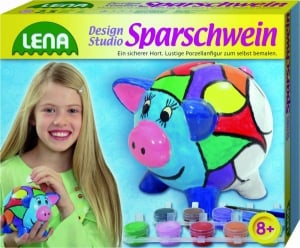 Arte si indemanare - Set creatie pusculita porcusor din portelan