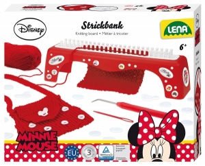 Arte si indemanare - Set creativ de tricotat Lena modele din lana pentru copii cu licenta Minnie