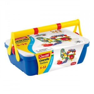 Jucarii - Set creativ pentru copii Georello Toolbox Quercetti 165 piese