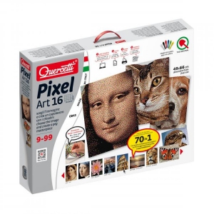 Jucarii - Set creativ pentru copii Pixel Photo Art 16 Quercetti