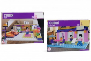 Cuburi constructie - Set cubix constructie cafenea sau living