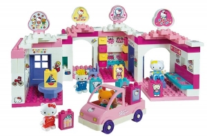 Unico Plus - Set cuburi constructie Centru comercial Hello Kitty Unico