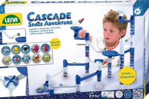 Arte si indemanare - Set de joaca labirint de bile 41 piese si 10 bile Space Adventure