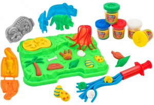 Arte si indemanare - Set plastilina Globo plansa cu dinozauri