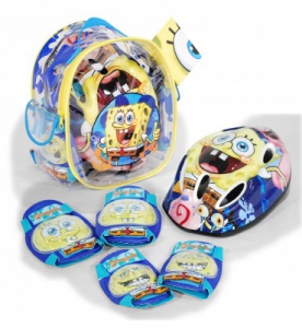 Vehicule - Set protectii trotineta bicicleta Saica Sponge Bob