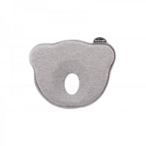 Accesorii bebe - Suport special pentru cap plagioencefalie bebelus BO Jungle sub forma de pernuta gri