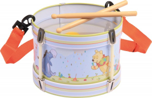 Accesorii bebe - Toba Winnie the Pooh din metal pentru copii 17 cm Lena cu bete lemn