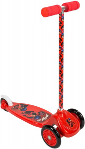 Vehicule - Trotineta copii 3 roti Micro Scooter Saica 5829 Ladybug Buburuza Miraculoasa